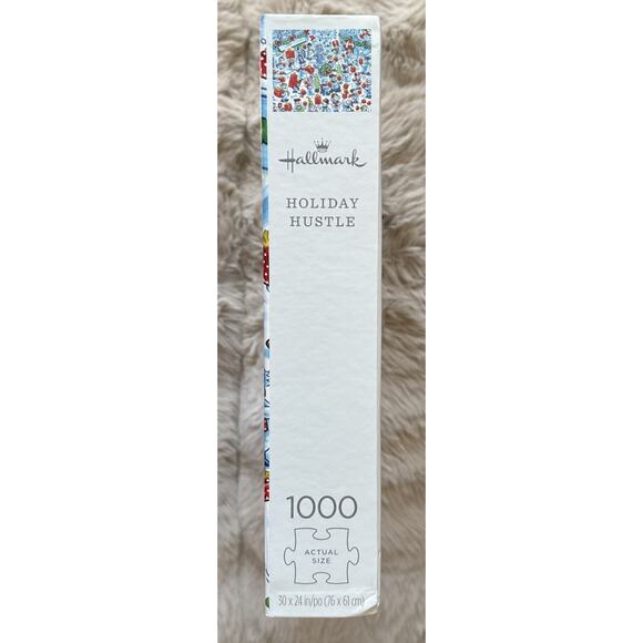 Hallmark Holiday Hustle 1000 Piece Jigsaw Puzzle Snowman Scene 2024 SEALED - Picture 5 of 5